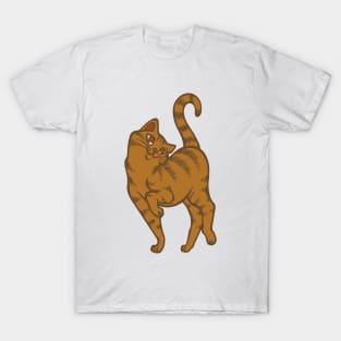 Begging for Pettings--Orange Tabby Style T-Shirt